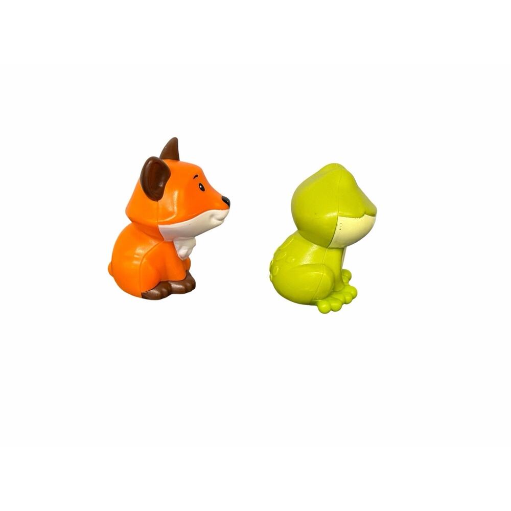 Fisher Price Little People Forrest Friends Carry Case Fox & Frog Figures (HWB29) - Picture 2 of 9